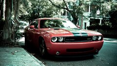 Car muscle cars Dodge Dodge Challenger SRT vehicle urban House