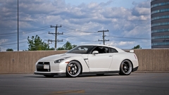 Car Nissan nissan gt-r white cars vehicle