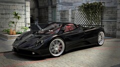 Car pagani zonda cgi render digital art Pagani vehicle Supercars