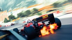 Car racing Ferrari monaco long exposure Motorsports motion blur