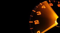 Car speedometer black background numbers vehicle