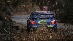 Car subaru impreza Subaru rally cars leaves blue cars vehicle