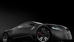 Car vehicle Audi black cars black background