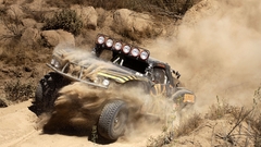 Car vehicle sand rally racing Buggy dust brown dirt Offroad