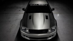 Car vehicle silver cars Ford Ford mustang monochrome Saleen