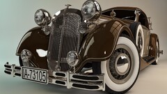 Car vintage cgi oldtimer vehicle 3d oldtimers numbers