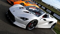 Car white cars orange cars vehicle Lamborghini