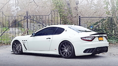 Car white cars vehicle Maserati