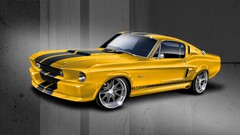 Car yellow cars vehicle