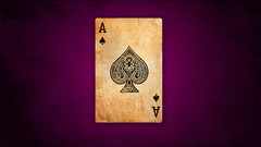 Cards ace of spades