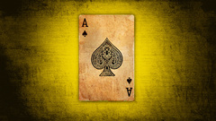 Cards ace of spades