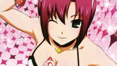 Cards bikini redheads cleavage