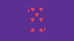 Cards Hearts minimalistic artwork