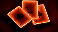 Cards multicolor playing cards