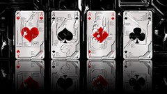 Cards poker ace playing