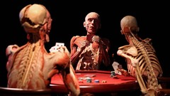 Cards poker Chips Corpse funny anatomy art piece