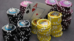 Cards poker poker chips