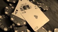 Cards poker poker chips