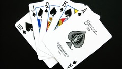 Cards royal flush
