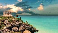 Caribbean postcard padded out