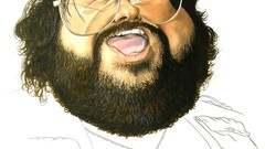 Caricature artwork Luciano Pavarotti