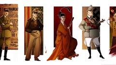 caricature collage artwork