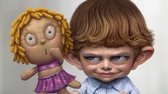 Caricature funny dexter morgan artwork