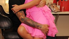 Carmen Electra stills brunettes models photo shoot huge boobs