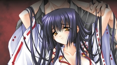 Carnelian miko Japanese clothes