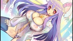 Carrots touhou reisen udongein inaba cleavage inaba tewi video 