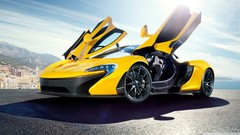 Cars 2014 mclaren p1 yellow cars