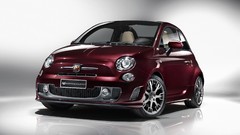 Cars abarth 695 vehicles italian cars front angle view Fiat 500 