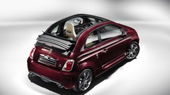 Cars abarth 695 vehicles italian cars rear angle view Fiat 500 