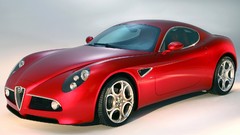 Cars Alfa Romeo vehicles front angle view Alfa Romeo 8C Alfa 