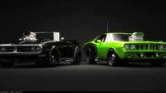 Cars American 3d digital art
