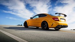 Cars amg low-angle shot Mercedes Benz C63 Black Series Mercedes 