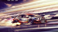 Cars artwork Nitro Lancer