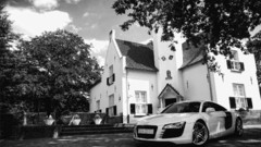 Cars Audi monochrome vehicles