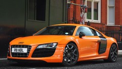 Cars audi r8 orange cars