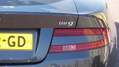 Cars back view aston martin db9