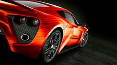 Cars back view zenvo