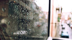 Cars balcony bokeh water