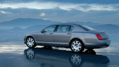 Cars Bentley Continental flying