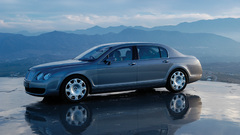 Cars Bentley Continental flying