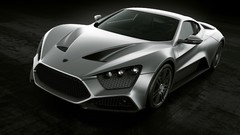 Cars black background Zenvo vehicles zenvo st1 front angle view