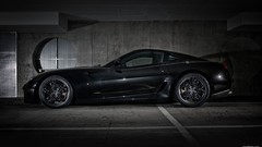 Cars black cars Ferrari 599