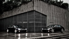 Cars black cars Mercedes-Benz CLS-Class