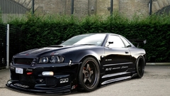 Cars black cars Nissan