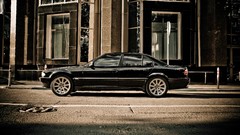 Cars BMW black cars BMW E38