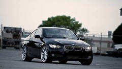 Cars BMW black cars BMW E92